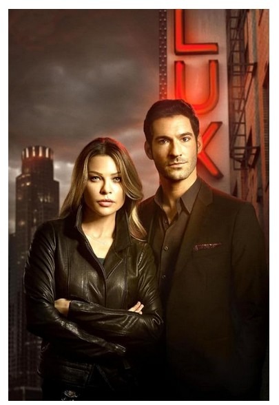 Lucifer and Chloe Wall Art