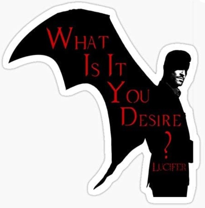 Lucifer Morningstar Sticker
