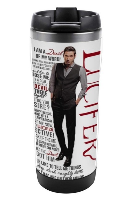 Lucifer Morningstar Stainless Steel Insulated Tumbler