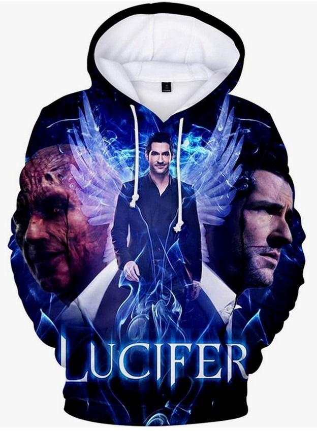 Lucifer Unisex Hoodie 3D Printed