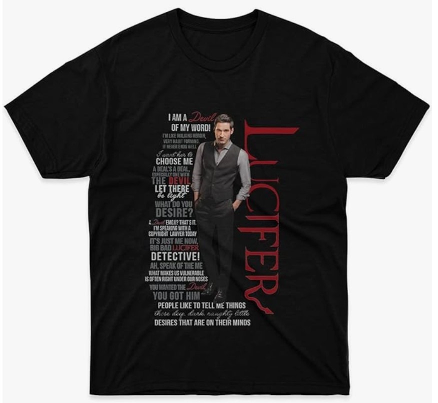 Lucifer Morningstar Quotes Shirts
